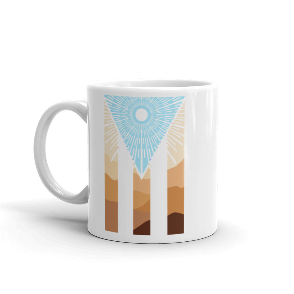 Memo Melanina - White glossy mug