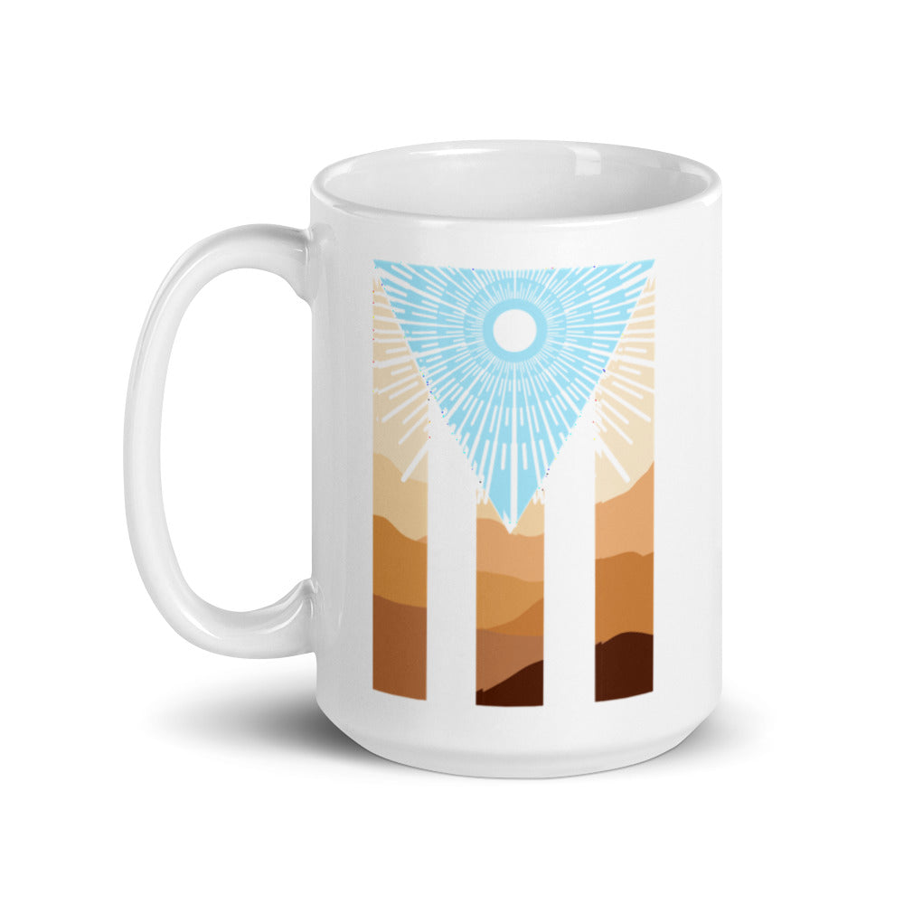 Memo Melanina - White glossy mug