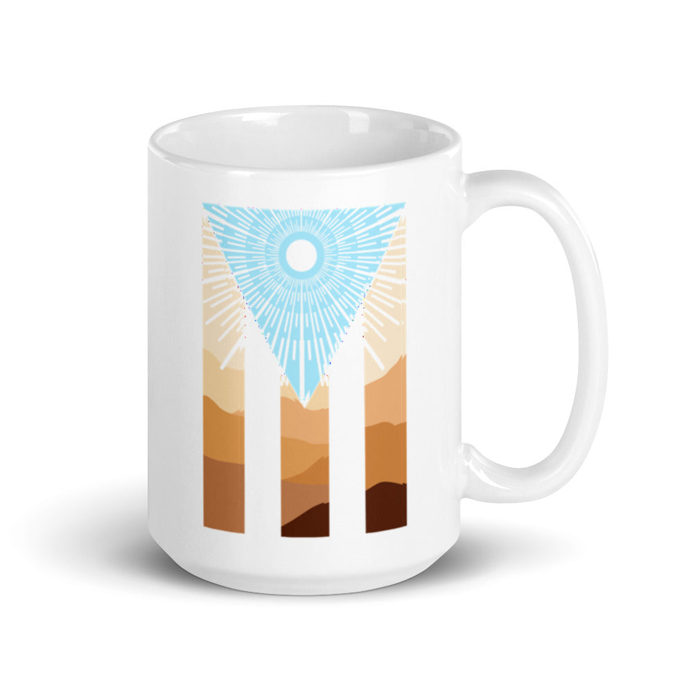 Memo Melanina - White glossy mug