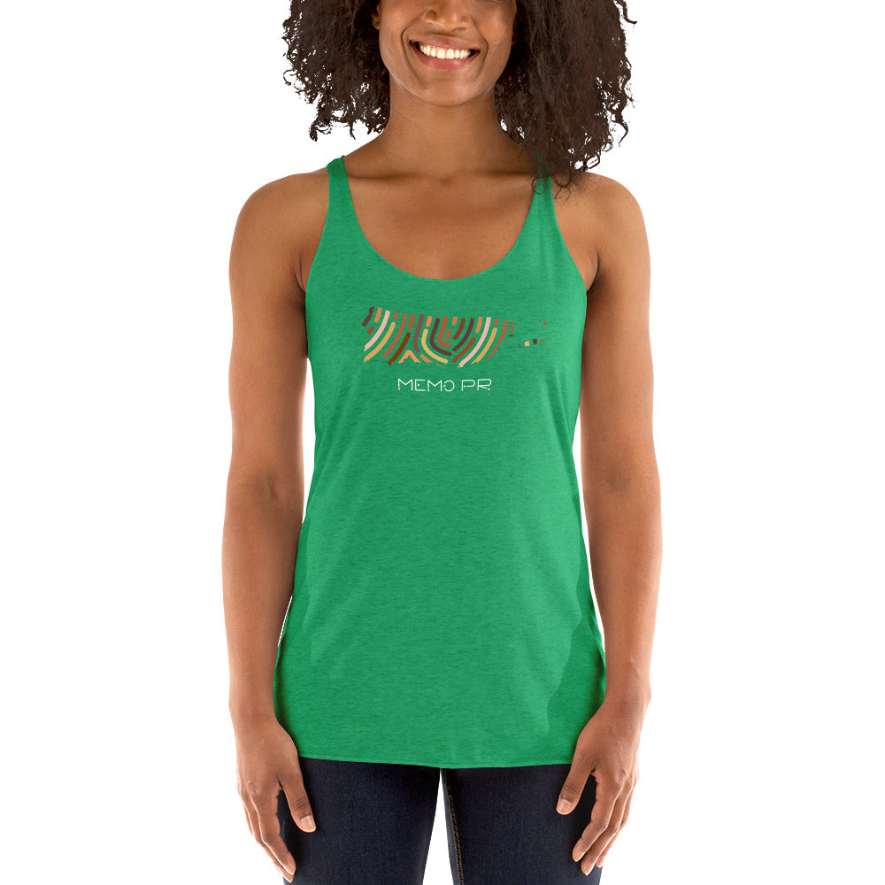 Memo Melanina - Women's Racerback Tank