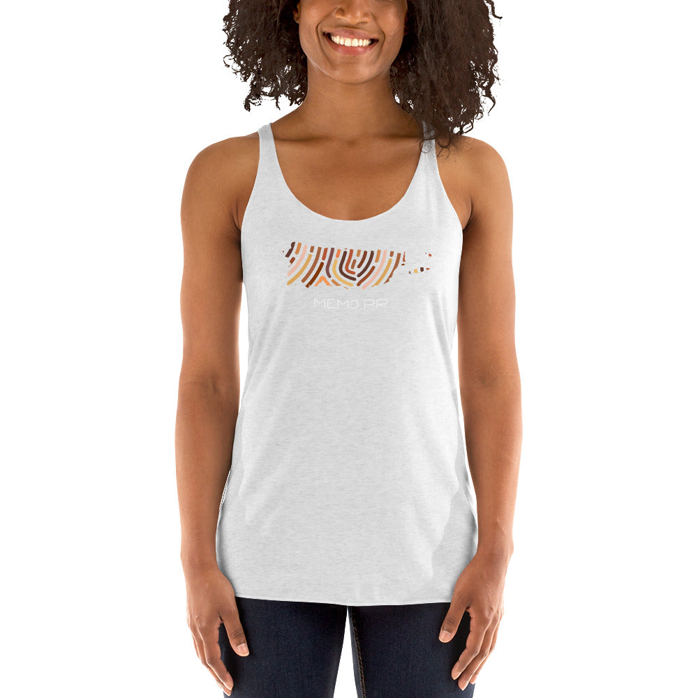 Memo Melanina - Women's Racerback Tank