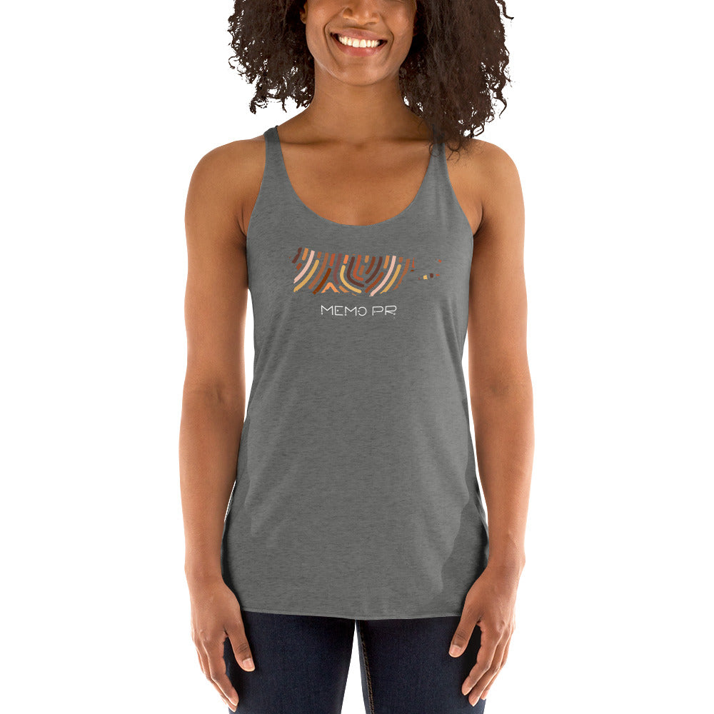 Memo Melanina - Women's Racerback Tank