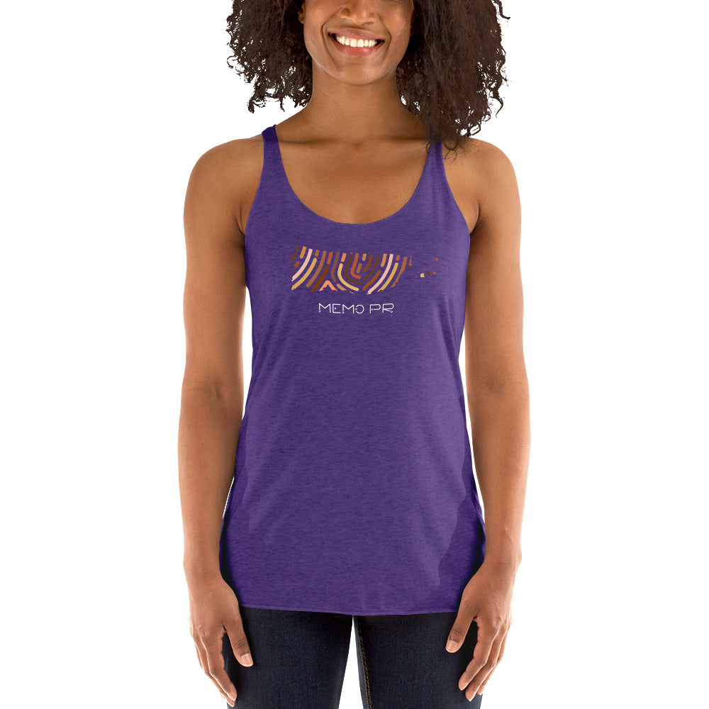 Memo Melanina - Women's Racerback Tank
