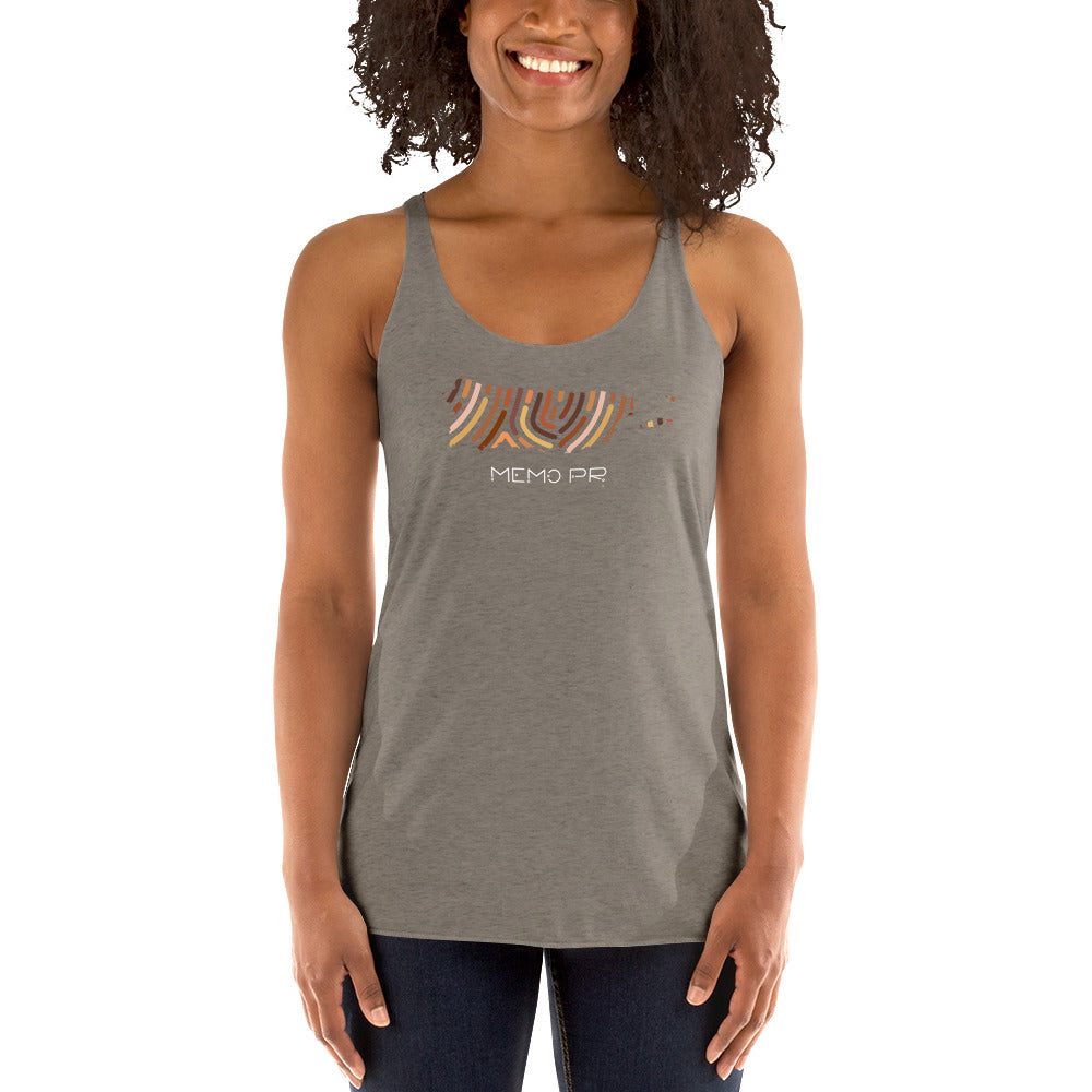 Memo Melanina - Women's Racerback Tank