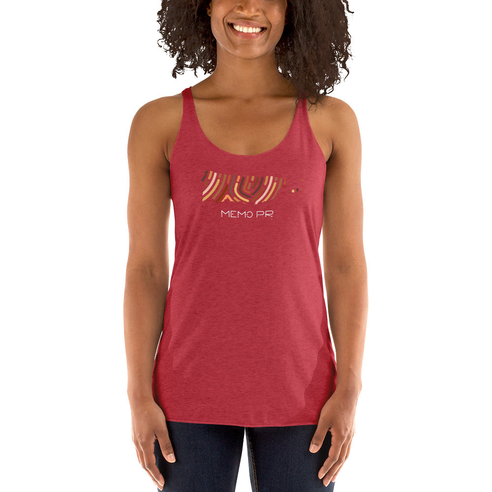 Memo Melanina - Women's Racerback Tank