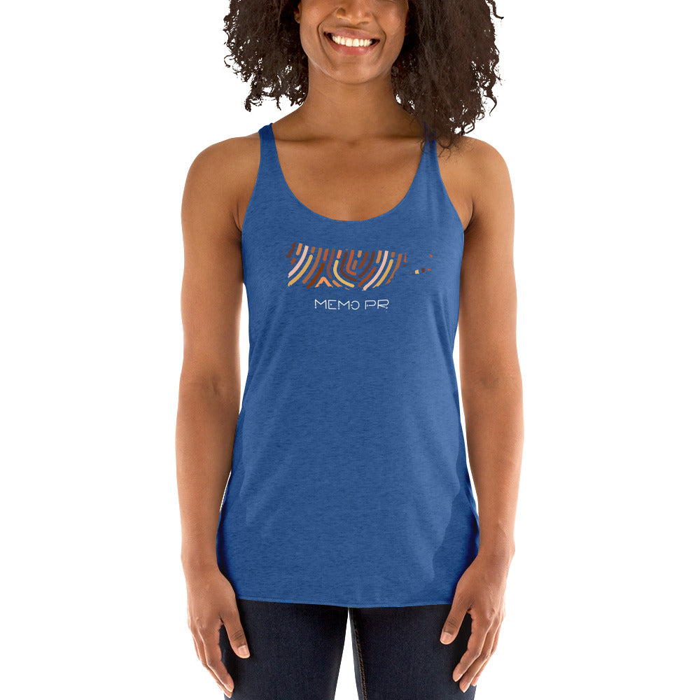 Memo Melanina - Women's Racerback Tank