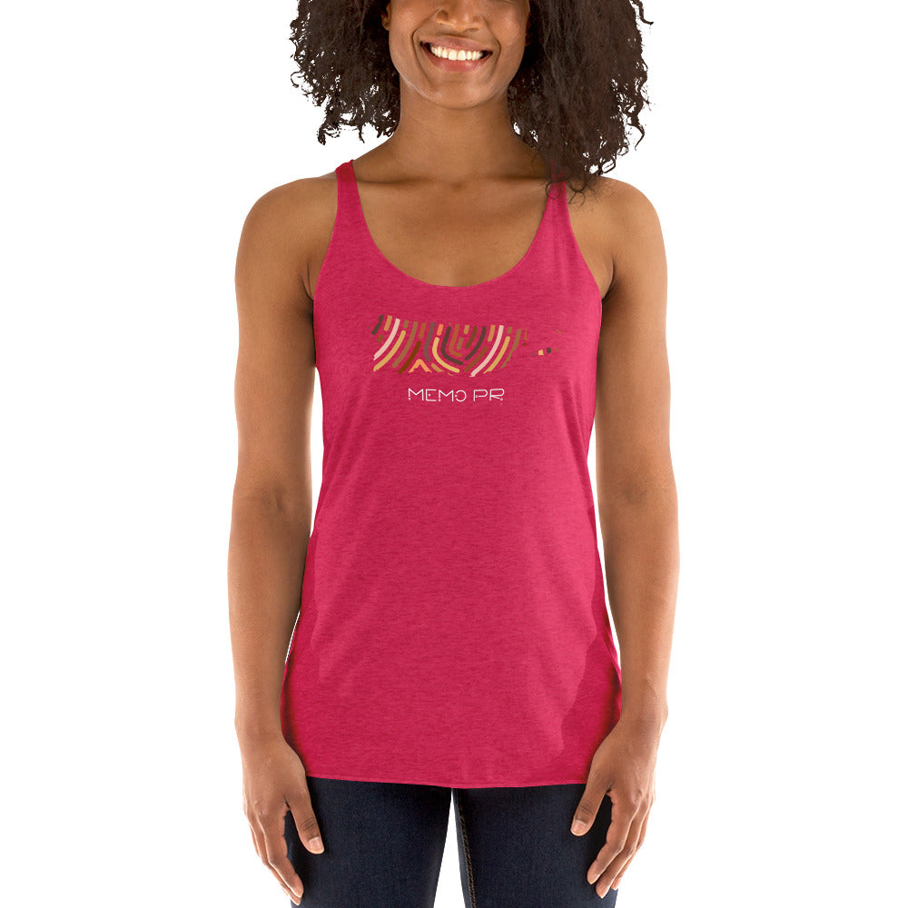 Memo Melanina - Women's Racerback Tank