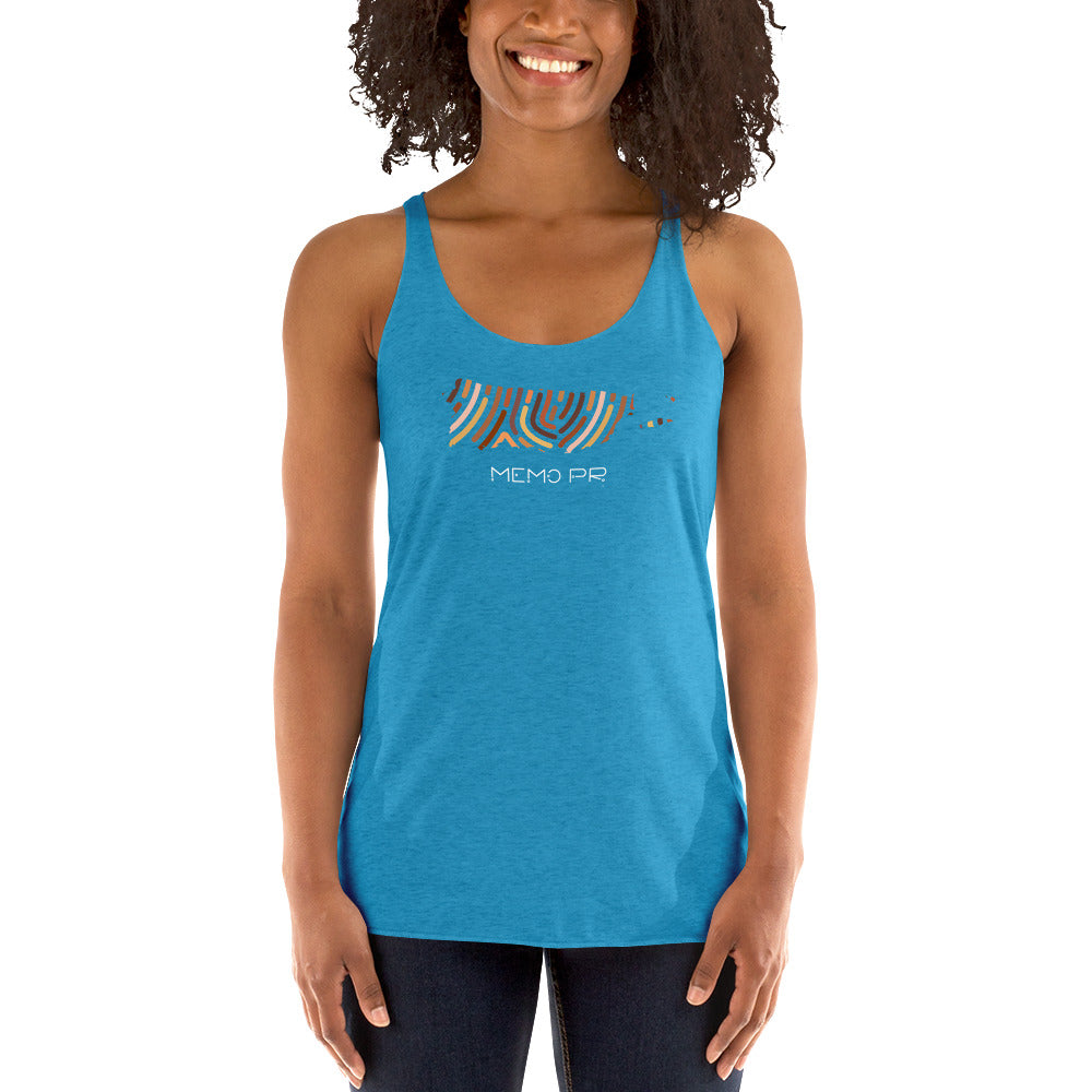 Memo Melanina - Women's Racerback Tank