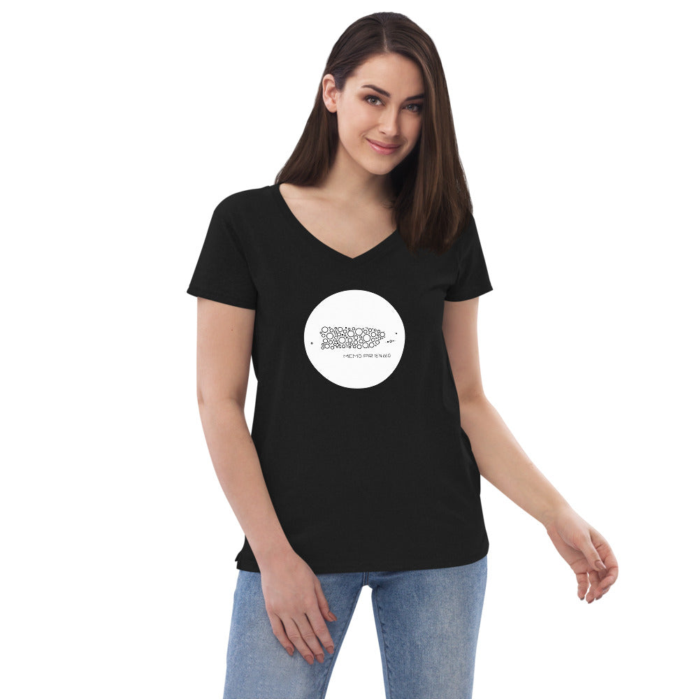 Memo PR - Women’s recycled v-neck t-shirt