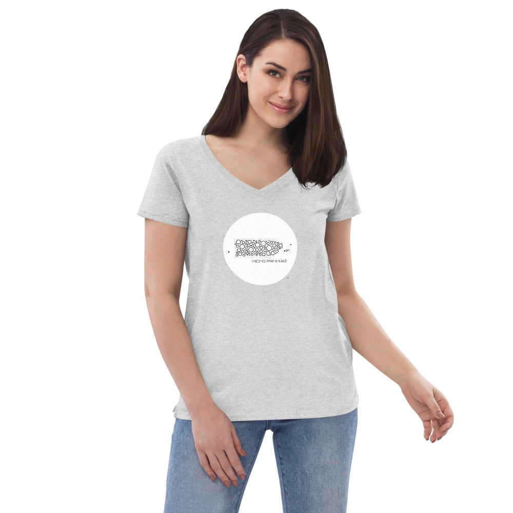 Memo PR - Women’s recycled v-neck t-shirt