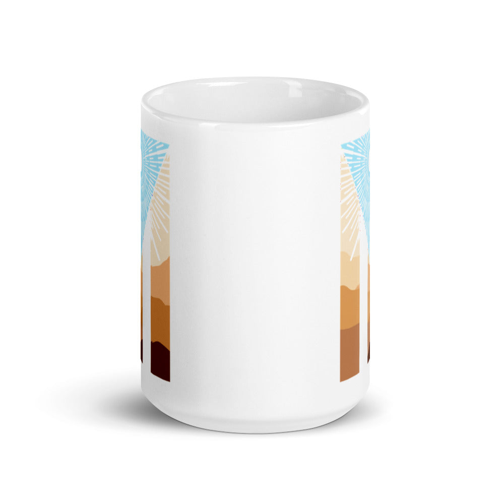 Memo Melanina - White glossy mug